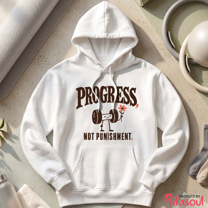 Progress, Not Punishment Hoodies