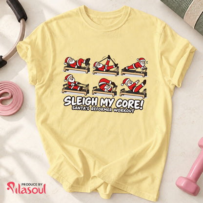 Santa Pilates T-Shirt