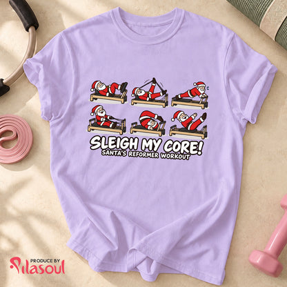 Santa Pilates T-Shirt