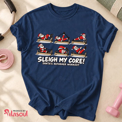Santa Pilates T-Shirt