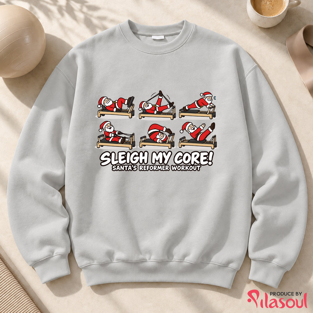 Santa Pilates Sweatshirt
