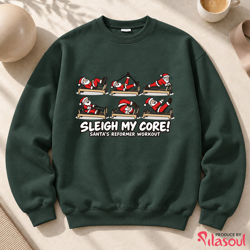 Santa Pilates Sweatshirt