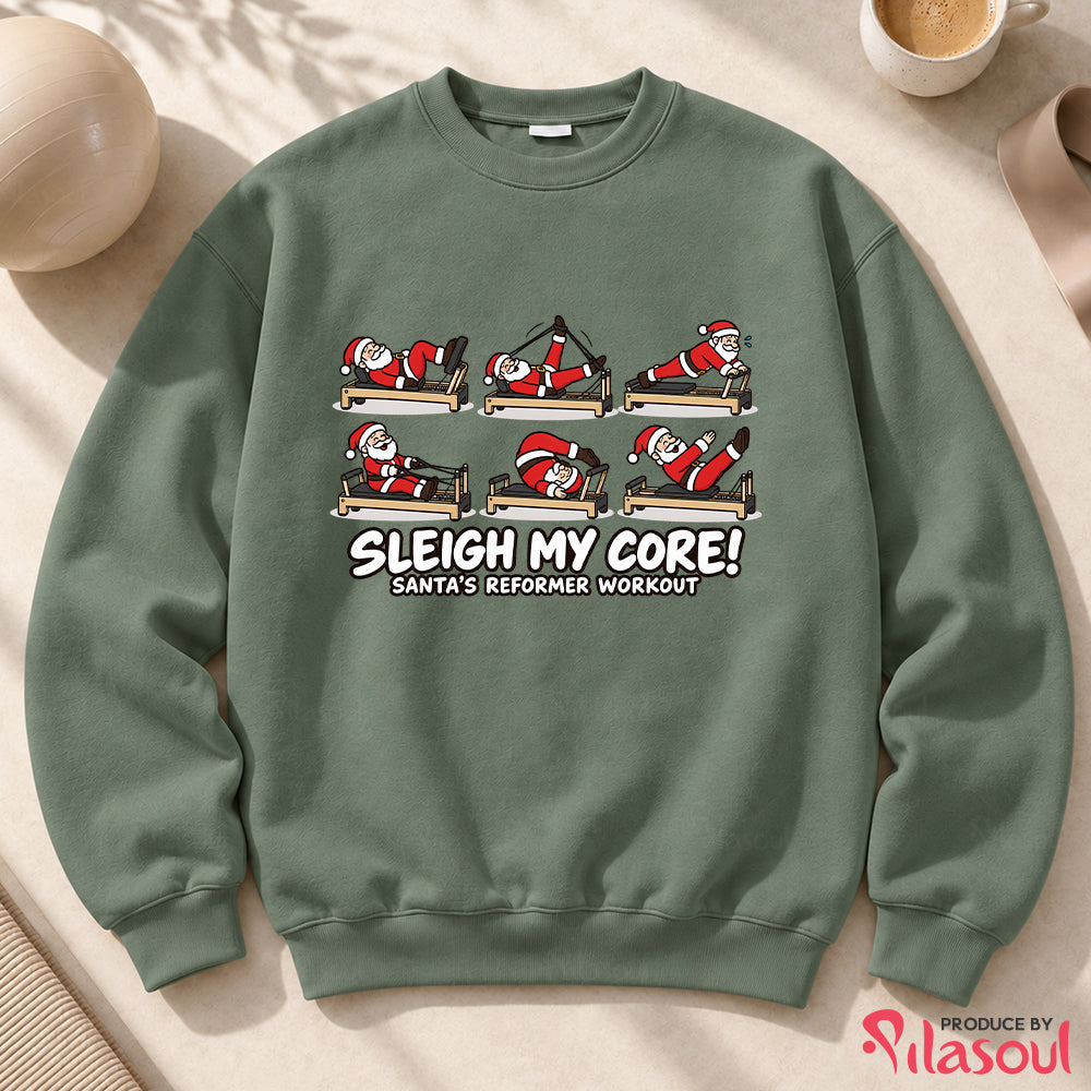Santa Pilates Sweatshirt
