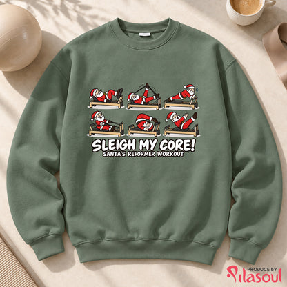 Santa Pilates Sweatshirt
