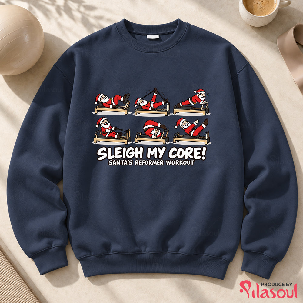 Santa Pilates Sweatshirt