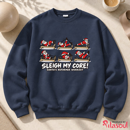 Santa Pilates Sweatshirt