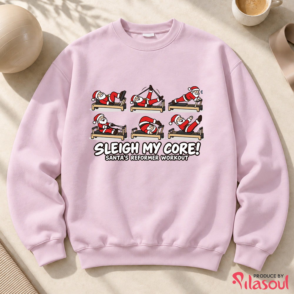 Santa Pilates Sweatshirt