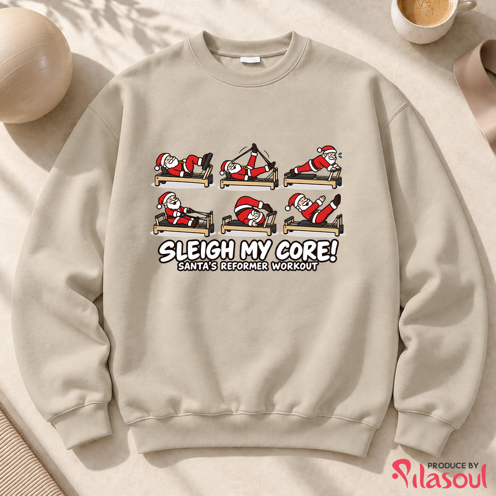 Santa Pilates Sweatshirt