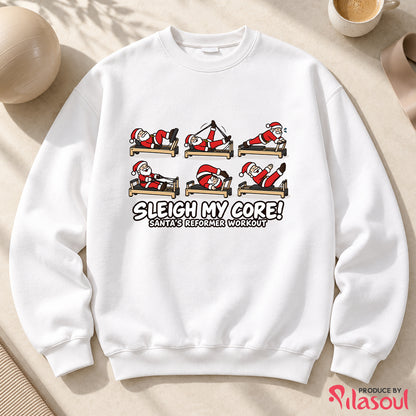 Santa Pilates Sweatshirt