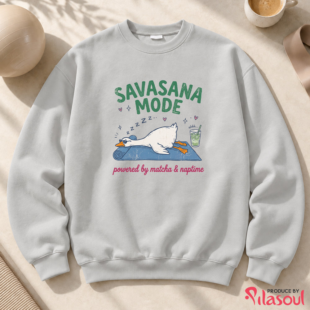 Savasana & Sip Matcha Sweatshirt