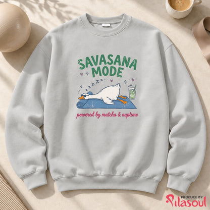 Savasana & Sip Matcha Sweatshirt