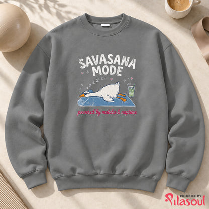 Savasana & Sip Matcha Sweatshirt