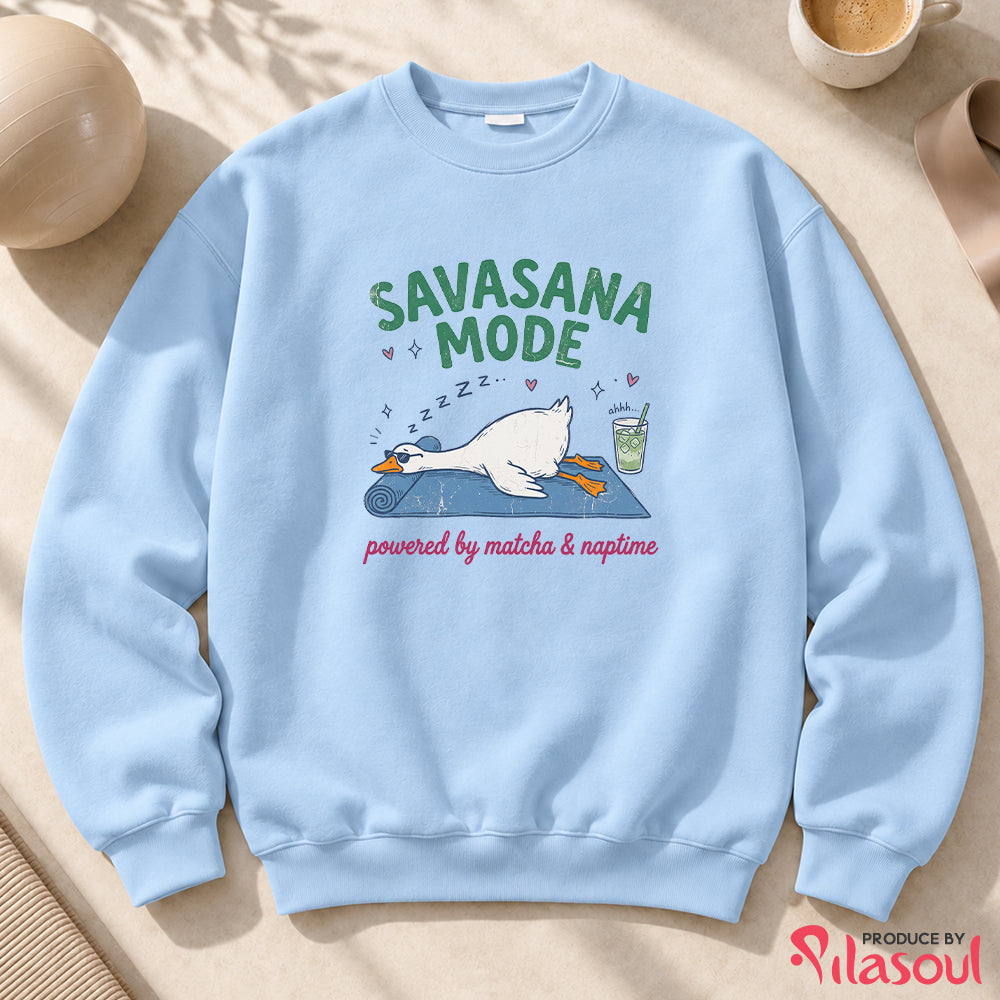 Savasana & Sip Matcha Sweatshirt