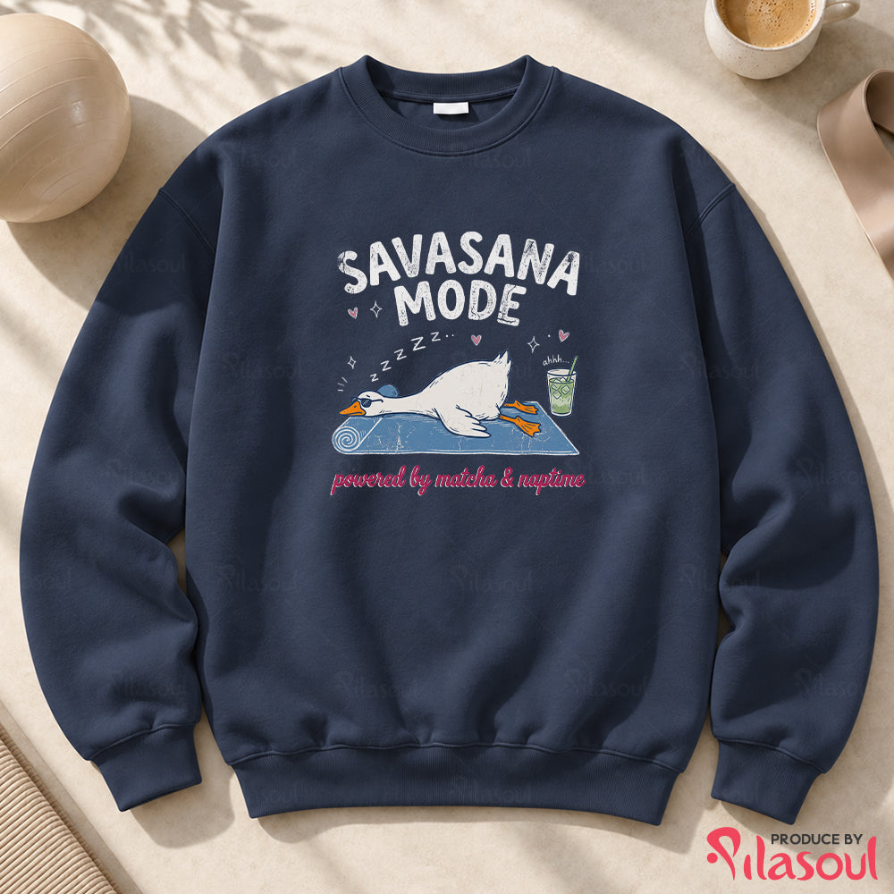 Savasana & Sip Matcha Sweatshirt