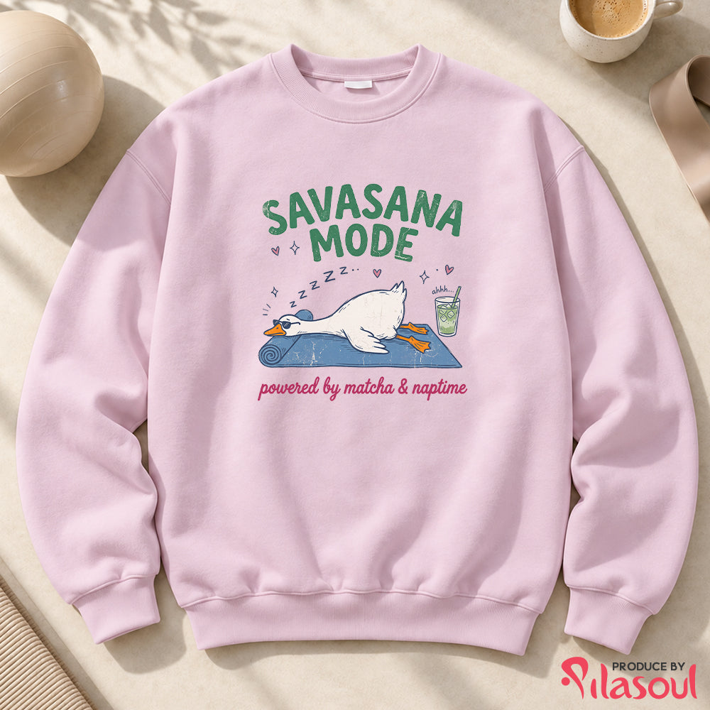 Savasana & Sip Matcha Sweatshirt