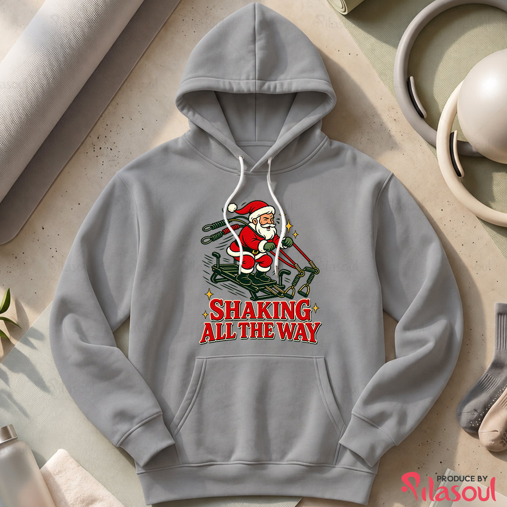 Shaking All The Way Hoodies