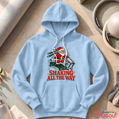 Shaking All The Way Hoodies