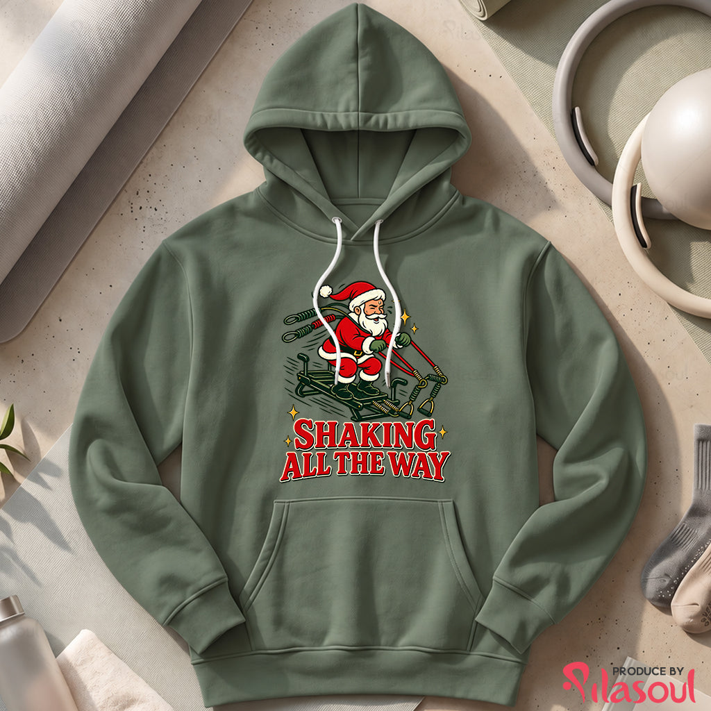 Shaking All The Way Hoodies