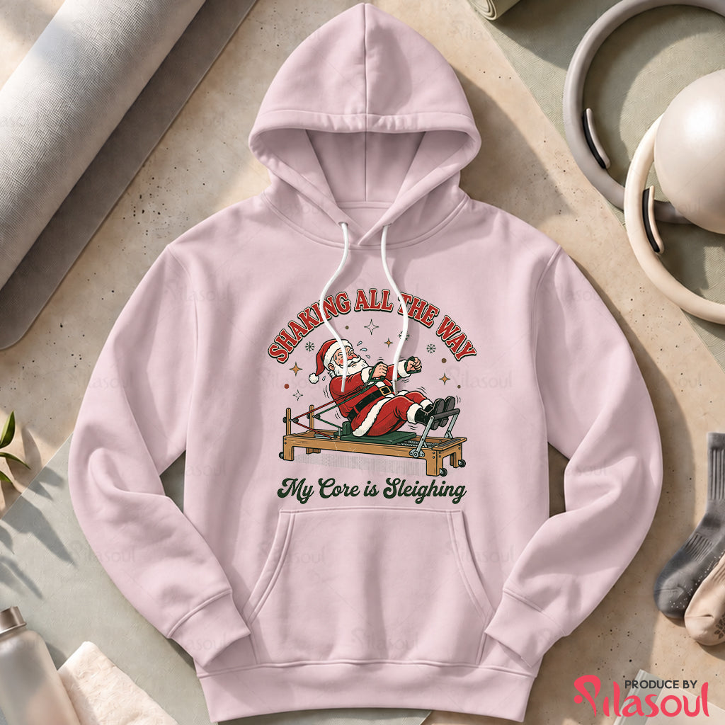 Shaking All The Way Hoodies