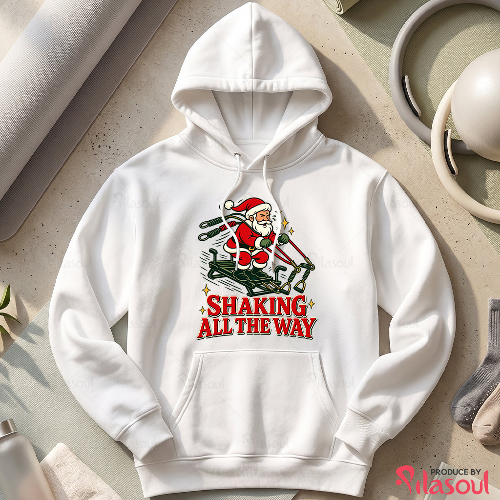 Shaking All The Way Hoodies