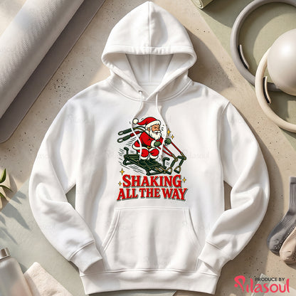 Shaking All The Way Hoodies