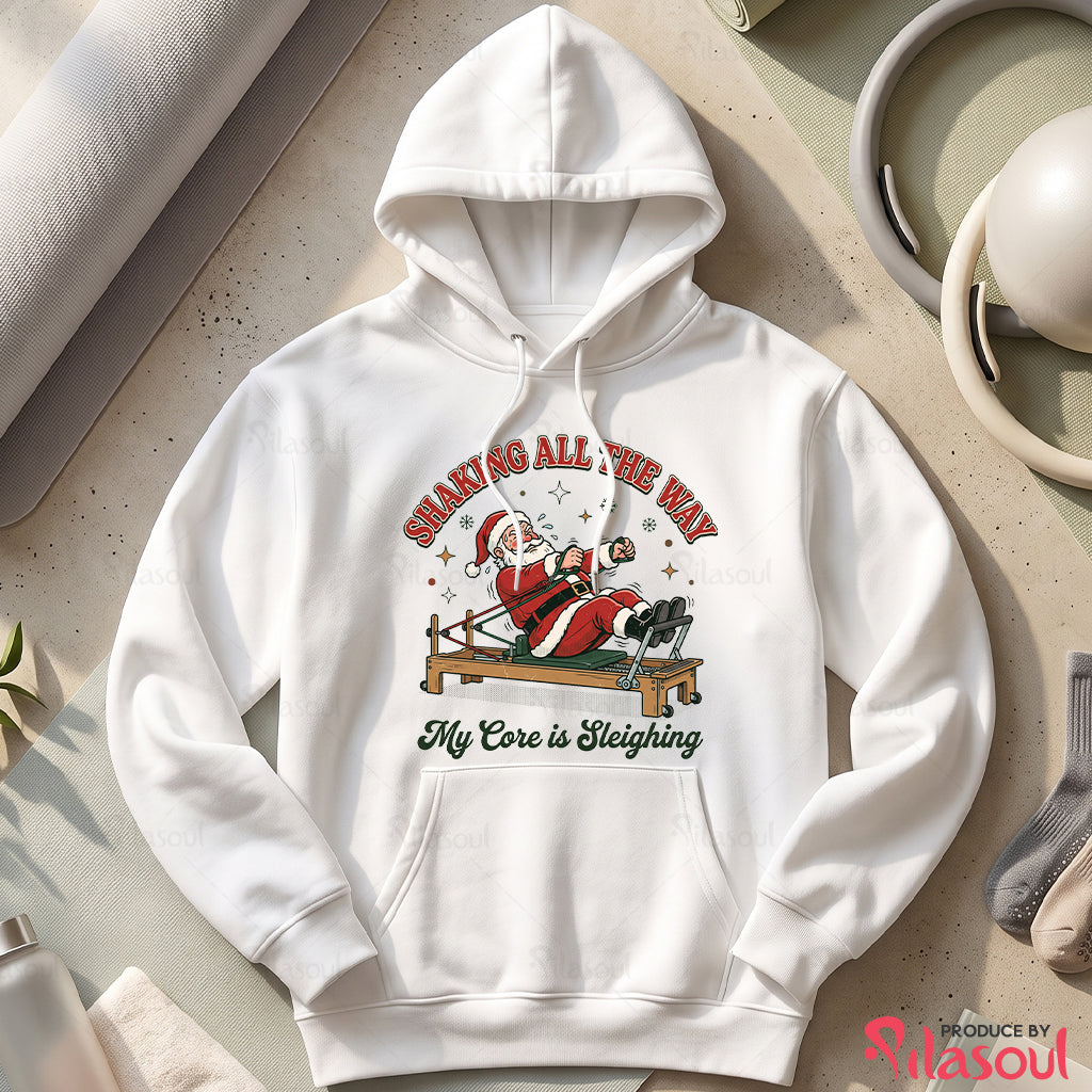 Shaking All The Way Hoodies