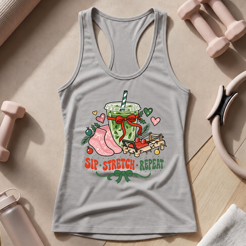 Sip - Stretch - Repeat Tank Top