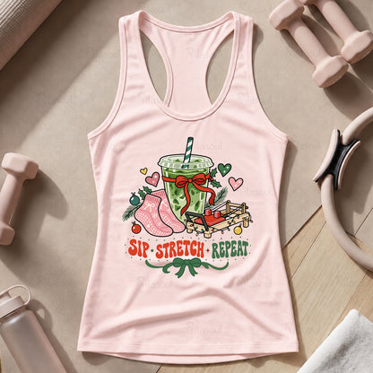Sip - Stretch - Repeat Tank Top