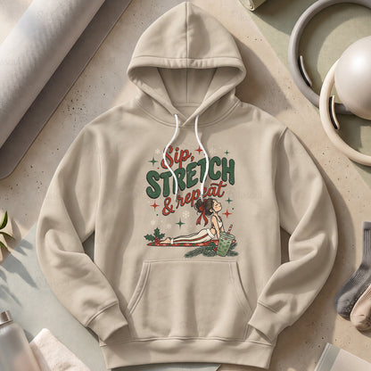 Sip, Stretch & Repeat Hoodies