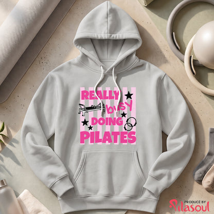 Really Busy Doing Pilates Hoodies