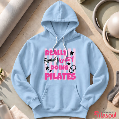 Really Busy Doing Pilates Hoodies