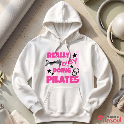 Really Busy Doing Pilates Hoodies
