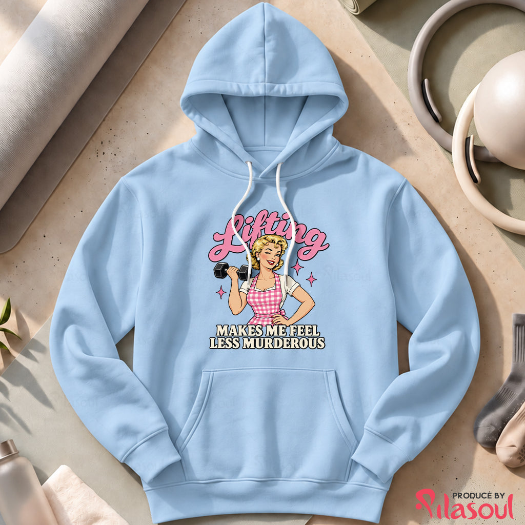 Lifting Less Murderous Hoodies