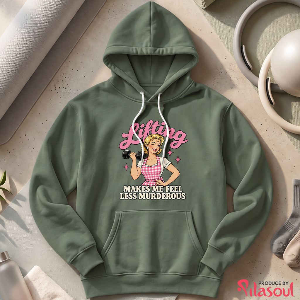 Lifting Less Murderous Hoodies