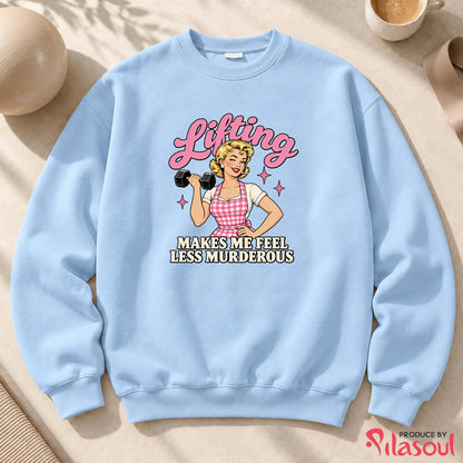 Lifting Less Murderous Sweatshirt