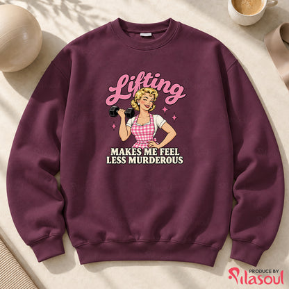 Lifting Less Murderous Sweatshirt
