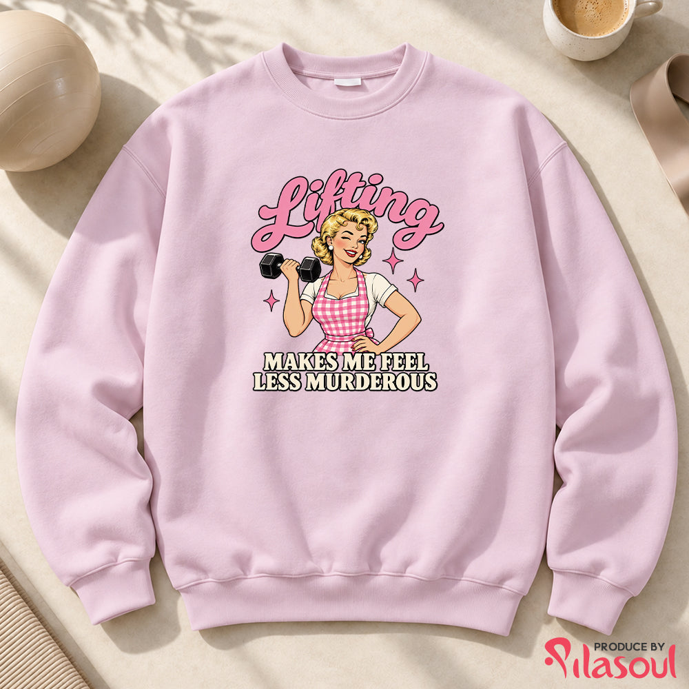 Lifting Less Murderous Sweatshirt