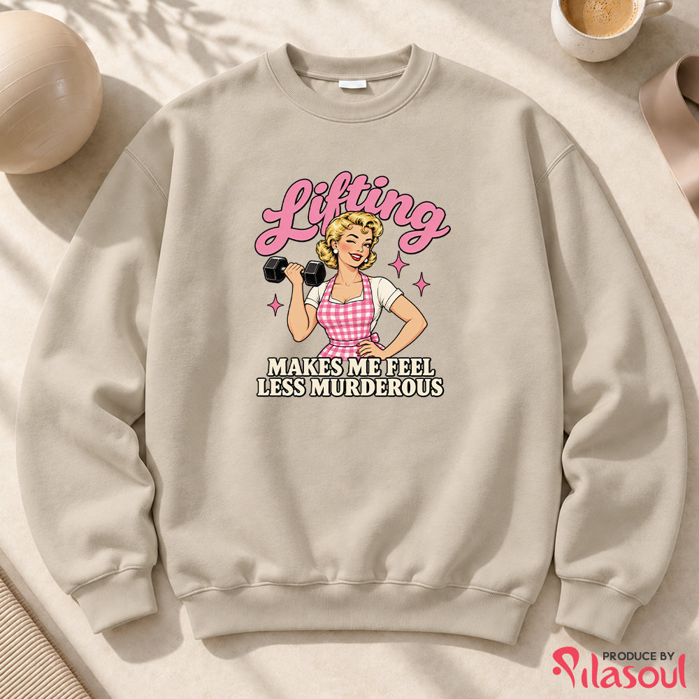 Lifting Less Murderous Sweatshirt