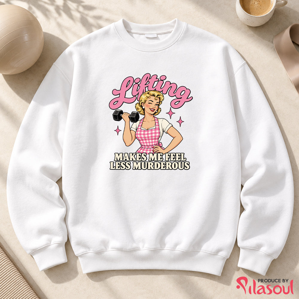 Lifting Less Murderous Sweatshirt