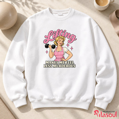 Lifting Less Murderous Sweatshirt