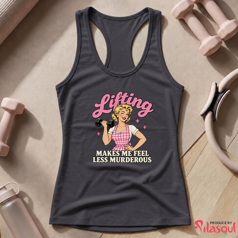 Lifting Less Murderous Tank Top