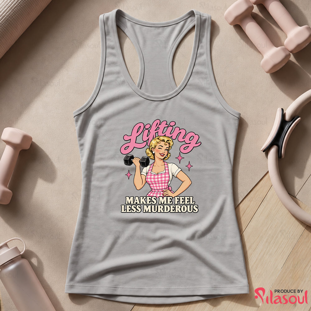 Lifting Less Murderous Tank Top