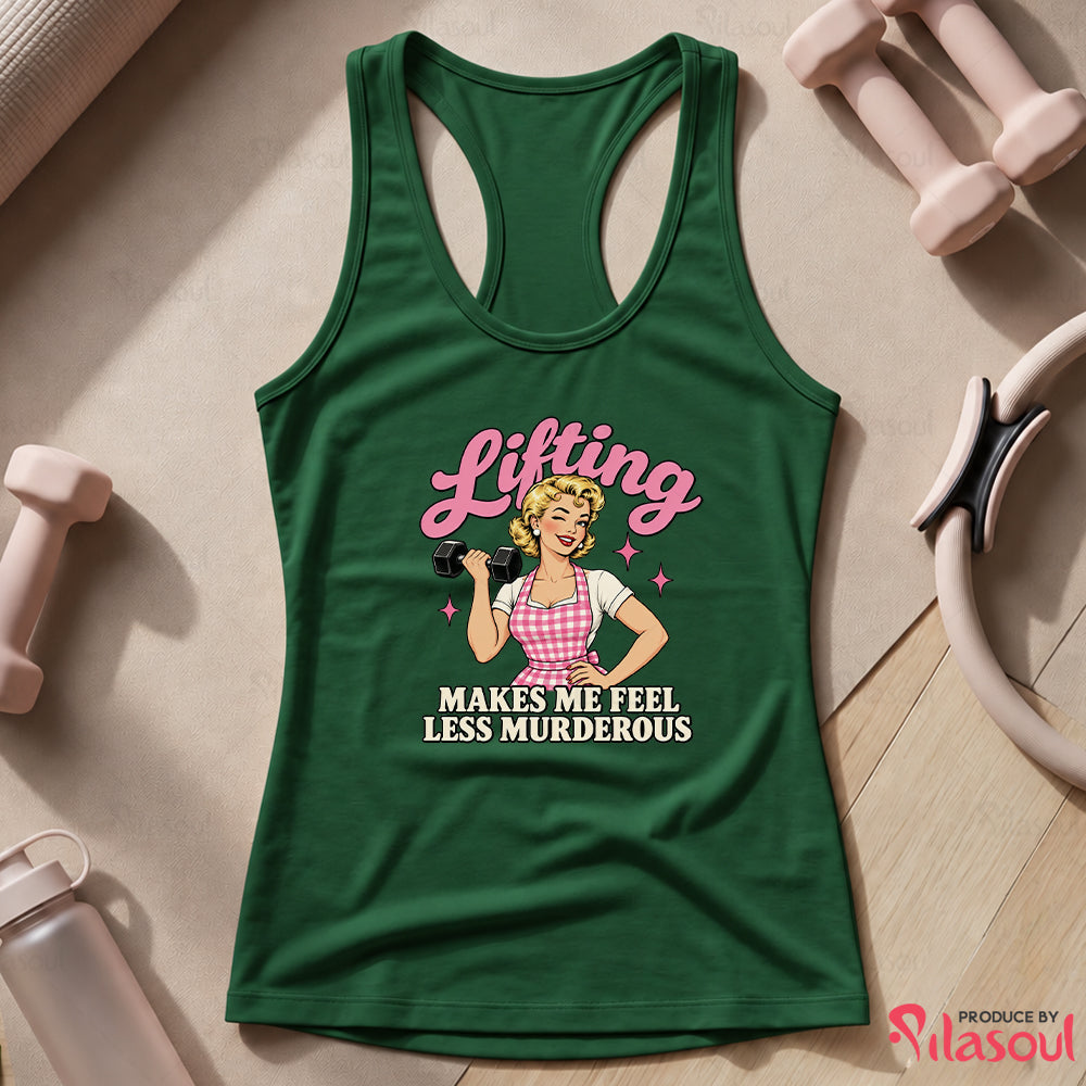 Lifting Less Murderous Tank Top