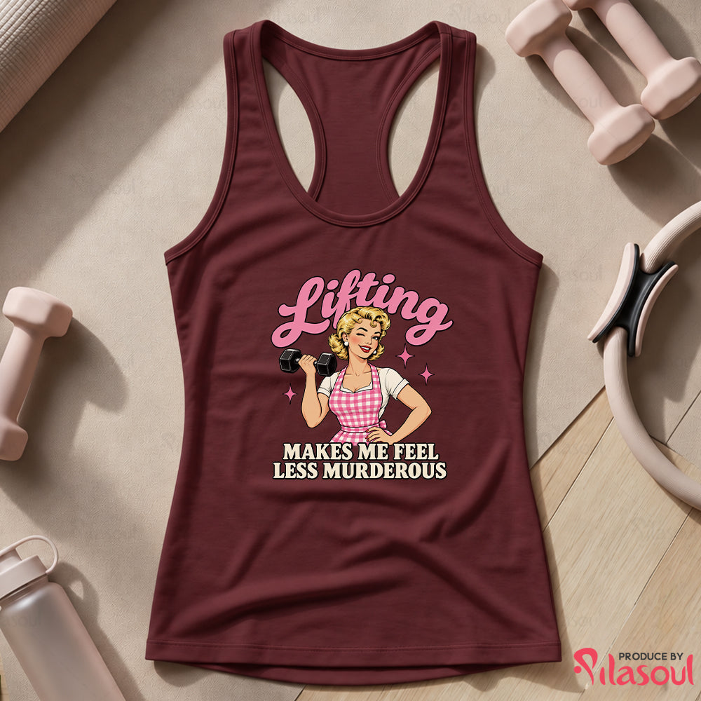 Lifting Less Murderous Tank Top