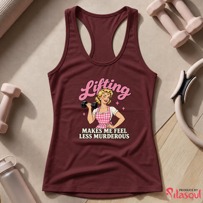 Lifting Less Murderous Tank Top