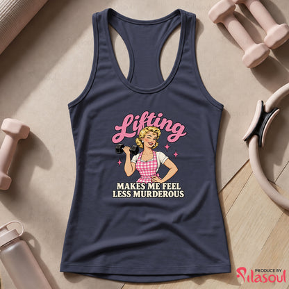 Lifting Less Murderous Tank Top