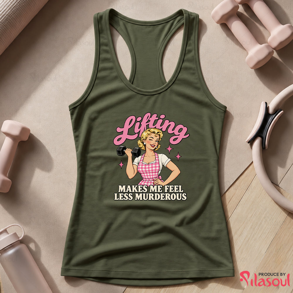 Lifting Less Murderous Tank Top