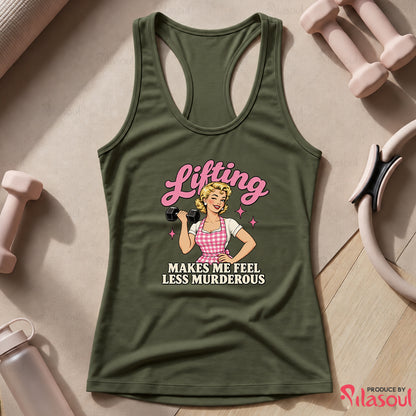 Lifting Less Murderous Tank Top