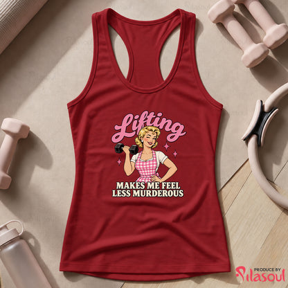 Lifting Less Murderous Tank Top