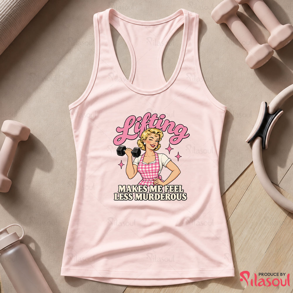 Lifting Less Murderous Tank Top